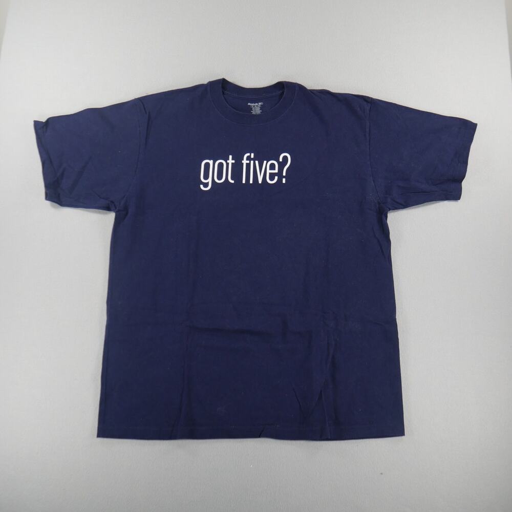 Reebok Cowboys "Got Five?" Superbowl Rings Graphic Mens Size XL NFL Dallas